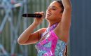 Noa Kirel performs during Youth Pride at Rumsey Playfield, Central Park on June 25, 2022 in New York City. (Photo by Roy Rochlin/Getty Images)